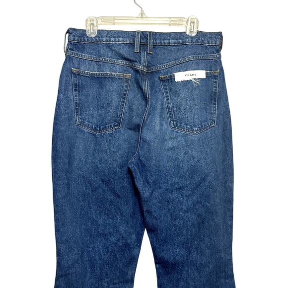 Frame Le High N Tight Jeans Mini Bootcut Cropped Washed Blue Women's US 27 NWT - Picture 6 of 10